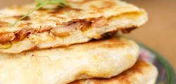 Parathas farcis au poulet