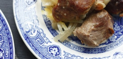 Sauté de veau au fenouil,céleri et pommes de terre