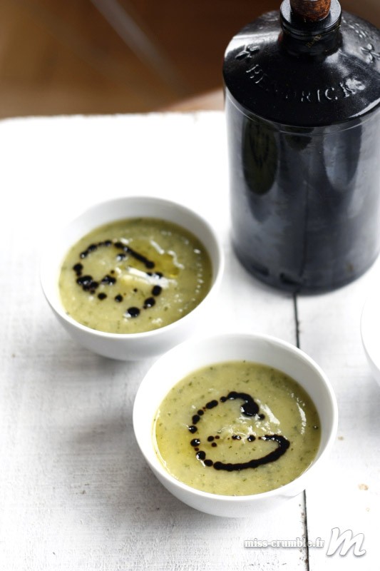 Velouté froid courgettes 